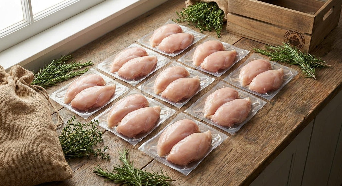 10-Pack Bulk Organic Chicken Breast Canada 2026 - Northern Raised