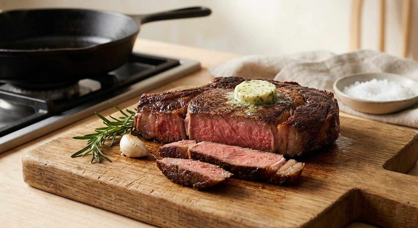 How to Cook Grass Fed Ribeye Steak Perfectly (2026) - Northern Raised