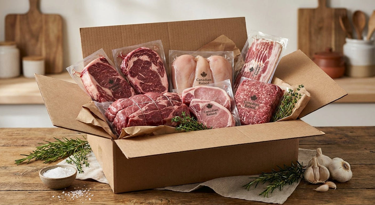 Meat Delivery Box for a Family of Four in Canada 2026 - Northern Raised