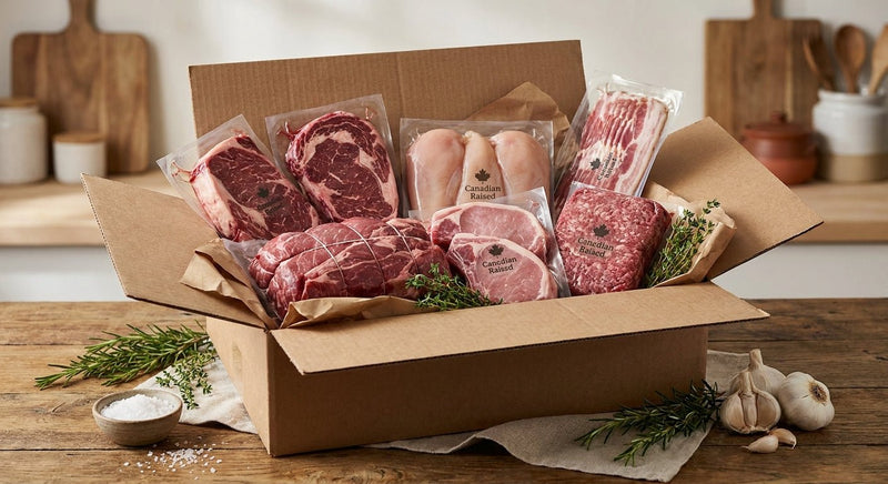 Meat Delivery Box for a Family of Four in Canada 2026 - Northern Raised