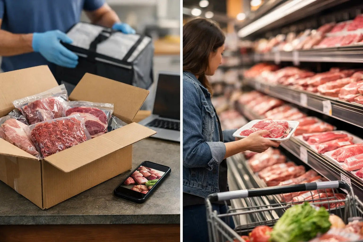Online Meat Delivery vs Grocery Store - Northern Raised