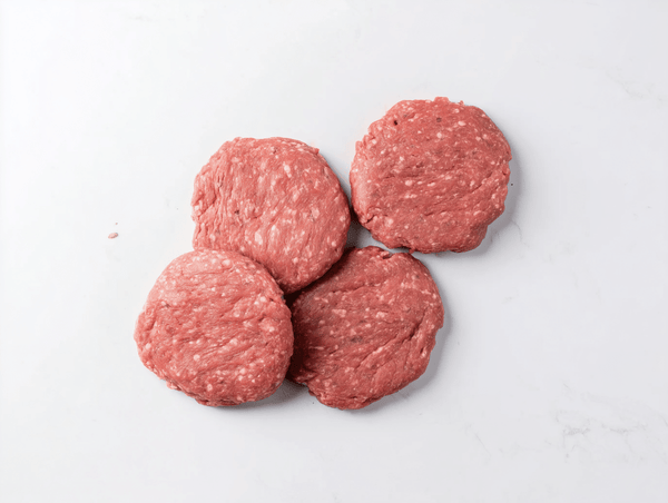 Prime Rib Beef Burgers (2 x 4-pc packs)