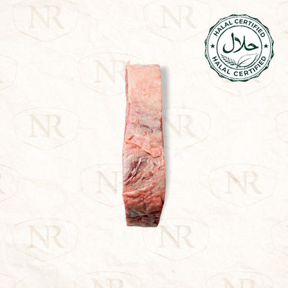 Halal Striploin Steak, AAA - Northern Raised