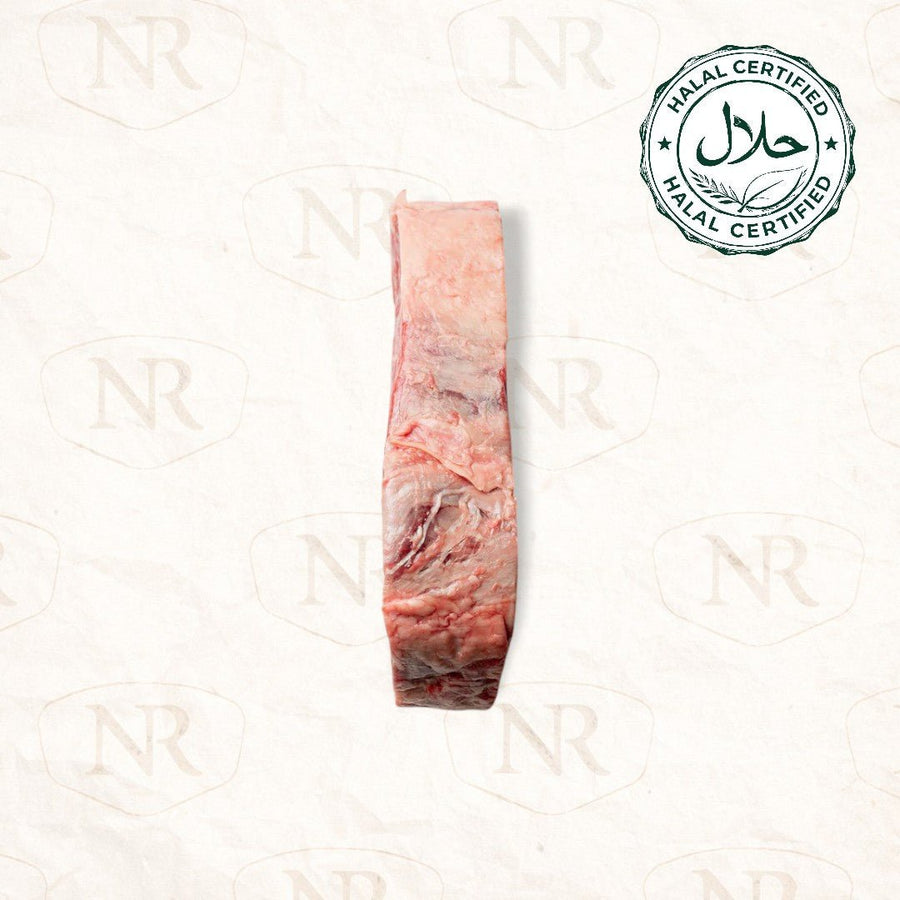 Halal Striploin Steak, AAA - Northern Raised